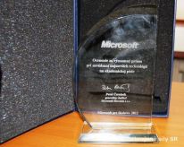Ocenenie od Microsoftu